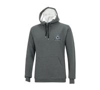 Winter Sweatshirt Crew Pro Line mit Kapuze Dunkel-Melange Grau XXL