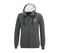 Winter Sweatshirt Crew Pro Line mit Kapuze und Full Zip Grafit Grau S