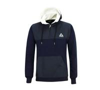 Winter Sweatshirt Crew Pro Line mit Kapuze und Zip Navy-Blau Schwarz M