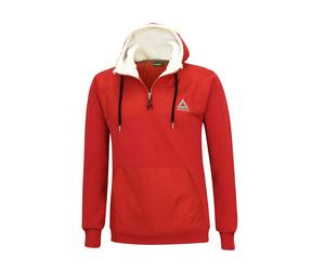 Winter Sweatshirt Crew Pro Line mit Kapuze und Zip Rot Rot M