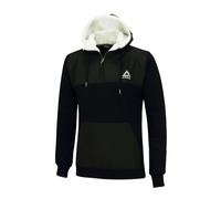 Winter Sweatshirt Crew Pro Line mit Kapuze und Zip Schwarz Schwarz XL