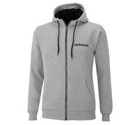 Winter Sweatshirt Crew Team Pro mit Kapuze und Full Zip Grau Grau S