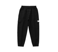 Winter Thermo Cargohose für Jungen,Warm Lässige Jogginghose mit Fleece-gefüttert, Bequeme Hose mit geradem Bein,Lockere Aktive Jogger Hose,Outdoorhose Freizeithose Sporthose 4-16 Jahre