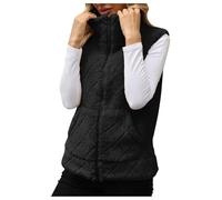 Winter Warme Fleece Weste für Frauen Ärmellose Mode Flauschige Fleecejacke für Damen Weste Reißverschluss Warme Damen Fuzzy Jacke Mantel Freizeit Oberbekleidung Übergangsjacke Mantel Königsblau (XXL)