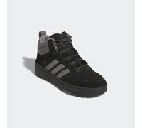 Winterboots ADIDAS SPORTSWEAR "HOOPS 4.0 HALBHOHER KINDER", Mädchen, Gr. 35,5, schwarz (core schwarz, grau four, core schwarz), Synthetik, Schuhe Winterboots (17744507-35,5) core schwarz, grau four, c