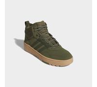 Winterboots ADIDAS SPORTSWEAR "HOOPS 4.0 MID", Damen, Gr. 46, grün (olive strata, night cargo, gum4), Synthetik, Schuhe Winterboots, Winterschuhe, Winterstiefel, Snowboots (46338712-46) olive strata,