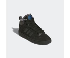 Winterboots ADIDAS SPORTSWEAR "RAPID COURT MID WINTERIZED", Mädchen, Gr. 36, schwarz (core schwarz, grau six, bright royal), Synthetik, Schuhe Winterboots, Sneaker, Schnürboots, Winterschuhe, für Kind