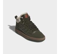 Winterboots ADIDAS SPORTSWEAR "RAPID COURT MID WINTERIZED", Mädchen, Gr. 40, grün (night cargo, night cargo, wonder beige), Synthetik, Schuhe Winterboots, Sneaker, Schnürboots, Winterschuhe, für Kinde