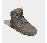 Winterboots ADIDAS TERREX "SNOWPITCH CLIMAWARM", Herren, Gr. 48, braun (khaki six, khaki six, semi impact orange), Leder, Schuhe Winterboots, gefüttert (76858734-48) khaki six, khaki six, semi impact