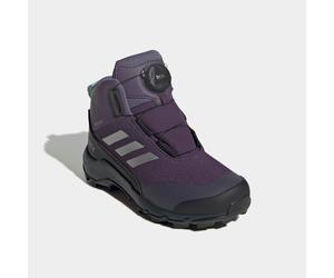 Winterboots ADIDAS TERREX "TERREX WINTER MID BOA RAIN.RDY", Kinder, Gr. 40, aurora plum, matte silber, core schwarz, Synthetik, Textil, Schuhe Winterboots, wasserdicht (67127639-40) aurora plum, matte