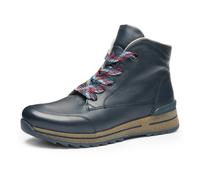 Winterboots ARA "OSAKA", Damen, Gr. 3,5 (36), blau (dunkelblau), Glattleder, unifarben, Schuhe Winterboots, Schnürboots, High Top Sneaker in G-Weite (= weit) (48492625-3,5)