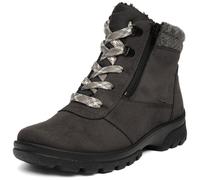 Winterboots ARA "SAAS FEE", Damen, Gr. 5,5 (38,5), grau (grau, schwarz), Schuhe Winterboots, Winterstiefelette, mit praktischem Außenreißverschuss, G-Weite (79734320-5,5) grau, schwarz