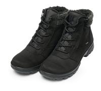 Winterboots ARA "SAAS FEE", Damen, Gr. 7 (40,5), schwarz, Filz, Textil, Veloursleder, Basic, Schuhe Winterboots, mit Reißverschuss, G-Weite (61754740-7)