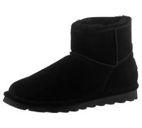 Winterboots BEARPAW "Alyssa", Damen, Gr. 37, schwarz, Veloursleder, Schuhe Winterboots, Schlupfstiefel mit wasserabweisender NeverWet Imprägnierung (72254755-37) schwarz