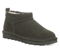 Winterboots BEARPAW "SuperShorty ELLE SHORT", Damen, Gr. 38, grün (seaweed), Veloursleder, Schuhe Winterboots, Schlupfboots mit wasserabweisender mit BearCoat™ Imprägnierung (29885718-38)