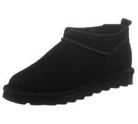 Winterboots BEARPAW "SuperShorty ELLE SHORT", Damen, Gr. 42, schwarz, Veloursleder, unifarben, Schuhe Winterboots, Schlupfboots mit wasserabweisender mit BearCoat™ Imprägnierung (76084201-42)