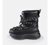 Winterboots BUFFALO "MANHATTAN SOW BOOT PUFFED", Damen, Gr. 38, Textil, schwarz, Lederimitat, Nylon, Schuhe Winterboots, Snowboots, Plateauboots, Schnürstiefelette mit Profilsohle (27023362-38) schwar