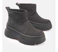 Winterboots BUFFALO "Olympia Pull On LO Warm", Damen, Gr. 40, schwarz, Nubuklederimitat, Schuhe Winterboots, Schlupfboots, Stiefelette, Casual-Boots mit Memory Foam (53313145-40) schwarz