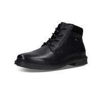 Winterboots BUGATTI, Herren, Gr. 42, schwarz, Nappaleder, Basic, Schuhe Winterboots, Schnürboots, Schnürstiefelette mit TEX-Membrane (16845257-42) schwarz