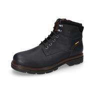 Winterboots CAMEL ACTIVE, Herren, Gr. 41, schwarz, Leder, Schuhe Winterboots, Schnürstiefel mit Profilsohle und Warmfutter (19064738-41) schwarz
