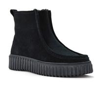 Winterboots CLARKS "Torhill Cozy", Damen, Gr. 37, schwarz, Veloursleder, Schuhe Winterboots, Plateauboots mit modischer Ziernaht (20040810-37)