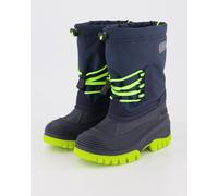 Winterboots CMP "KIDS AHTO WP SNOW BOOTS", Kinder, Gr. 31, blau (navy, lime), Synthetik, Textil, Schuhe Winterboots, Winterschuhe, Winterstiefel, Snowboots, wasserdicht (47778765-31) navy, lime