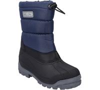 Winterboots CMP "KIDS SNEEWY SNOW BOOTS", Mädchen, Gr. 35, blau (navy, schwarz), Synthetik, Textil, Schuhe Winterboots, Snowboots, Winterboots, Winterschuhe, wasserabweisend (16451601-35) navy, schwar