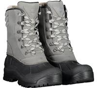 Winterboots CMP "KINOS WP SNOW BOOTS", Damen, Gr. 42, Synthetik, grau (graffite, nero), Leder, Synthetik, Schuhe Winterboots, stark profiliertes Laufsohlenprofil, knöchelhohe Form, mit Schnürung (8785