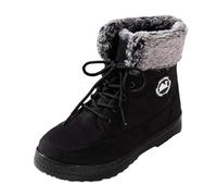 winterboots damen gefüttert, Boots Damen Gefüttert Winterschuhe - Outdoor Bequem Wärme Und Komfort Winterboots Weitschaftstiefel Winter Elegant Stiefeletten Hausschuhe Gr.36-43