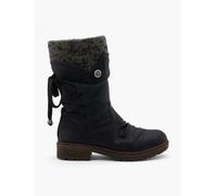 Winterboots Damen | Rieker | Schwarz | Größe 42 | Material: Synthetik/Textil