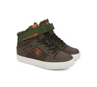 Winterboots DC SHOES "Pure High-Top Wnt Ev", Kinder, Gr. 13,5(31), weiß (olive, sanftes weiß), Obermaterial: Leder [Kuh] / Futter: Textil / Außensohle: Gummi;, Schuhe Winterboots (63221847-13,5) olive