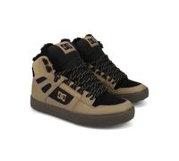 Winterboots DC SHOES "Pure High WNT", Herren, Gr. 11,5(45), schwarz (tan, schwarz), Obermaterial: Leder / Futter: Textil / Außensohle: Gummi, Schuhe (61157760-11,5) tan, schwarz