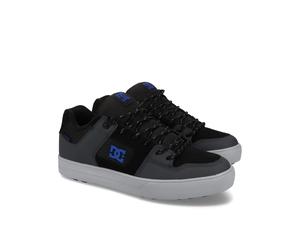 Winterboots DC SHOES "Pure Wnt", Herren, Gr. 10,5 (44), schwarz (schwarzgrau, schwarz), Obermaterial: Leder [Kuh] / Futter: Textil / Außensohle: Gummi., Schuhe Winterboots (95676251-10,5) schwarzgrau,