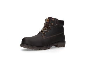 Winterboots DOCKERS BY GERLI, Herren, Gr. 43, braun, Leder, Schuhe Winterboots, Winterboots, Workerboots mit Profilsohle (65418209-43) braun