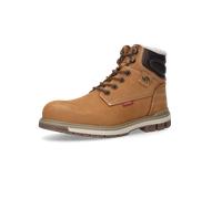 Winterboots DOCKERS BY GERLI, Herren, Gr. 43, gold (golden tan), Nubukleder, Schuhe Winterboots, Schnürboots mit Warmfutter (39978244-43) golden tan