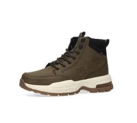 Winterboots DOCKERS BY GERLI, Herren, Gr. 45, grün (khakifarben), Nubuklederimitat, Textil, Schuhe Winterboots, Schnürboots mit Warmfutter (33947453-45) khakifarben