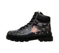 Winterboots DOGO "Adriana Rain Waters My Soul Damen Stiefeletten", Damen, Gr. 37, Normalschaft, schwarz, Lederimitat, Schuhe Winterboots, Handgefertigt (96491733-37) schwarz