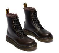 Winterboots DR. MARTENS "1460 Serena 8 Eye Boot", Damen, Gr. 39, schwarz, Leder, unifarben, Schuhe Winterboots, Stiefel, Schnürboots mit stabilem Blockabsatz, Topseller (72167835-39) schwarz