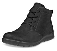 Winterboots ECCO "BABETT BOOT", Damen, Gr. 36, schwarz, Nubukleder, unifarben, Basic, Schuhe Winterboots, Schnürboots, Stiefelette mit herausnehmbarer Einlage, GORE-TEX (17201337-36) schwarz