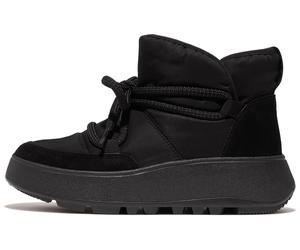 Winterboots FITFLOP "F-MODE", Damen, Gr. 38, schwarz, Leder, Polyester, unifarben, Schuhe Winterboots, Snowboots, Schlupfboots mit Plateau (29042261-38) schwarz