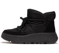 Winterboots FITFLOP "F-MODE", Damen, Gr. 40, schwarz, Leder, Polyester, unifarben, Schuhe Winterboots, Snowboots, Schlupfboots mit Plateau (29042261-40)
