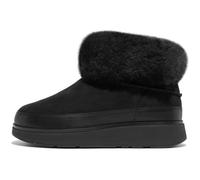 Winterboots FITFLOP "GEN-FF", Damen, Gr. 37, schwarz, Veloursleder, unifarben, Schuhe Winterboots, Snowboots, Schlupfboots mit Plateau (83863741-37) schwarz