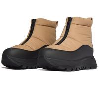 Winterboots FITFLOP "NEO-D-HYKER", Damen, Gr. 39, camelfarben, Polyester, Textil, Schuhe Winterboots, Snowboots, Schlupfboots mit Fleeece-Futter (41476511-39) camelfarben