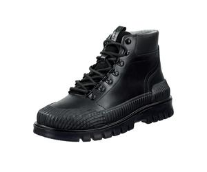 Winterboots GANT "Nebrada", Herren, Gr. 41, schwarz, Leder, Schuhe Winterboots, Schnürboots, Outdoorschuh mit Warmfutter (27665635-41) schwarz