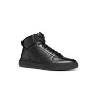 Winterboots GEOX "U DEIVEN", Herren, Gr. 41, schwarz, Leder, Textil, modisch, Schuhe, High Top Sneaker mit Warmfutter, Größenschablone zum Download (51202308-41) schwarz