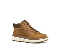 Winterboots GEOX "U GRANITO + GRIP", Herren, Gr. 44, braun (ockerfarben), Leder, Textil, Schuhe Winterboots, Schnürboots mit Warmfutter, Größenschablone zum Download (55760606-44) ockerfarben