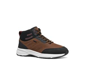 Winterboots GEOX "U SENALES B ABX", Herren, Gr. 41, braun, schwarz, Synthetik, Textil, Schuhe Winterboots, Schnürboots, Outdoorboots mit TEX-Membran (71200523-41) braun, schwarz