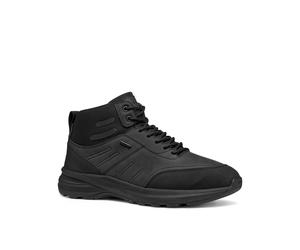 Winterboots GEOX "U SENALES B ABX", Herren, Gr. 42, schwarz, Synthetik, Textil, unifarben, Schuhe Winterboots, Schnürboots, Outdoorboots mit TEX-Membran (74632219-42) schwarz