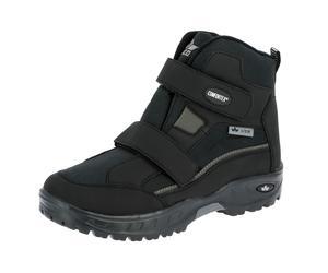 Winterboots Herren Klettverschluss wasserdicht schwarz LICO Ecuador V - Schwarz / 42