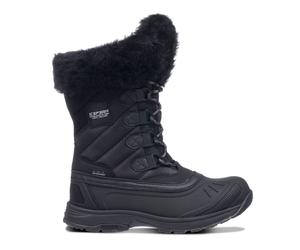 Winterboots ICEPEAK "ANSINA MS", Damen, Gr. 39, schwarz, Synthetik, Textil, Schuhe Winterboots, Winterschuhe, Winterstiefel, Snowboots, gefüttert & wasserdicht (38968530-39) schwarz